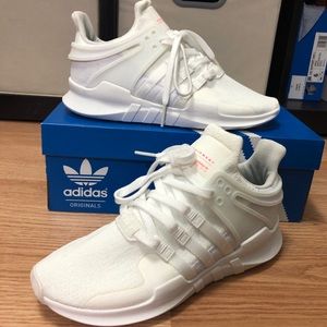 New White Adidas Equipment Support Adv